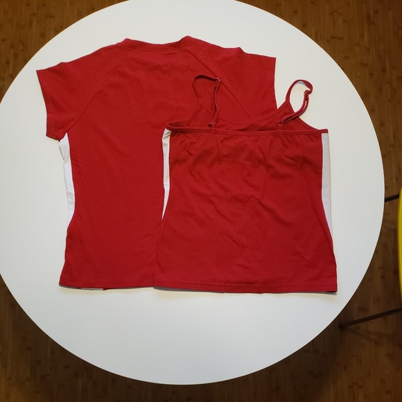 Women's Red Tank Top with Logo - Picture 4 of 5